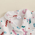 Balaflyie Baby Girl Button Down Pajamas Romper One-Piece Jumpsuit Long Sleeve - Image 3