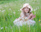 Baby Girl Sun Hat with UPF 50+ Outdoor Adjustable Beach Hat with Wide Brim - Image 4