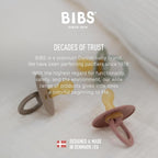 BIBS Pacifiers Colour Collection | Natural Rubber Baby Pacifier | Set of 2 - Image 6