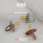 BIBS Pacifiers Colour Collection | Natural Rubber Baby Pacifier | Set of 2 - Image 6