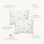 Makemake Organics Organic Toddler Pillowcase GOTS Certified Organic Cotton - Image 4