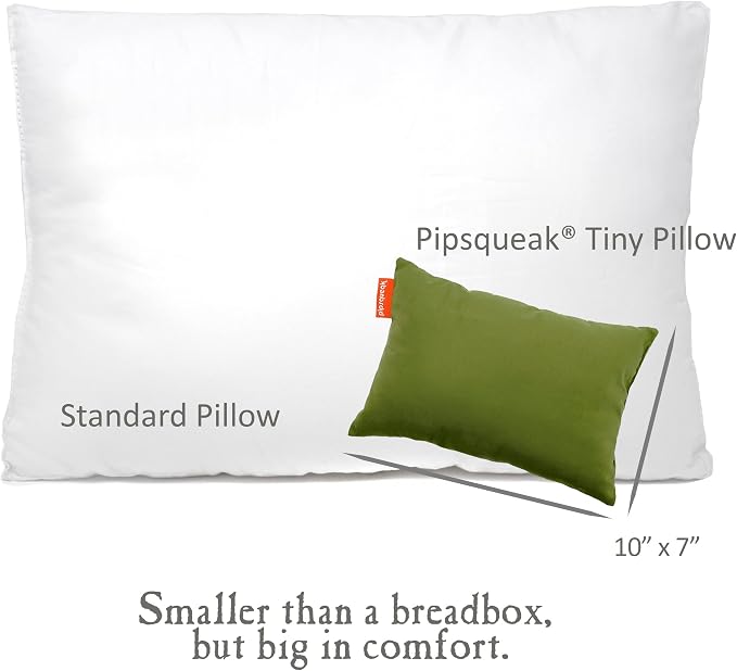 Pipsqueak Small | Tiny | Mini Pillow - 11in x 7in x 2.5in - Machine Washable - - Image 4