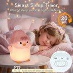 Penguin Night Light, Cute Pink Penguin Lamp - Image 3