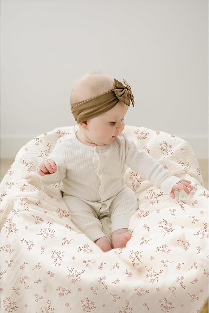 Konssy 3 Pack Muslin Swaddle Blankets - Image 8