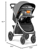Chicco Bravo 3-in-1 Trio Travel System, Bravo Quick-Fold Stroller - Image 15