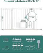 Babelio 36.5-57" Extra Wide Baby Gate - Image 6