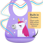 Nuby On The Go Silicone 3D Bib - Image 3