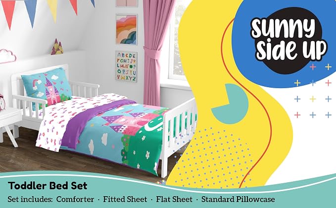 Sunny Side Up Magic Castle Toddler Comforter Set - Image 2
