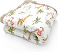 Organic Cotton Muslin Baby Blanket by Natchiketa