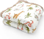 Organic Cotton Muslin Baby Blanket by Natchiketa