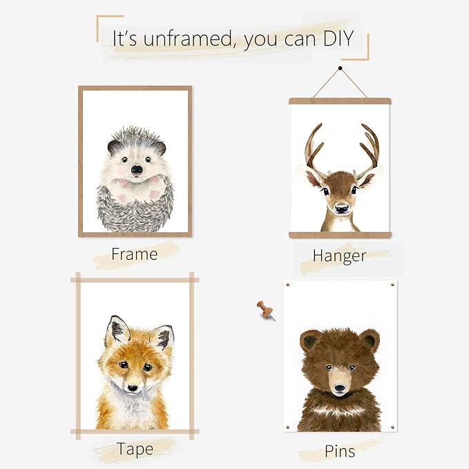 Jungle Nursery Safari Animal Decor - Image 6
