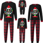 Awoscut Christmas Family Matching Pajamas Christmas Pjs Holiday Nightwear - Image 3
