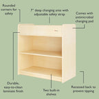 SafeStart Changing Table and Wall Organizer 2-Piece Set - Image 4