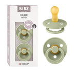 BIBS Pacifiers Colour Collection | Natural Rubber Baby Pacifier | Round Nipple by BIBS