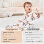 Baby Sleep Sack 0-6 months, 100% Cotton Sleeping Sack - Image 6