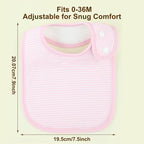 Baby Bibs Soft and Absorbent Organic Cotton Bandana Drool Bibs Set - Image 5