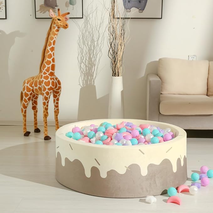 GOGOSO Ball Pit Balls Stars Moon Shapes Plastic Pitballs - Image 4