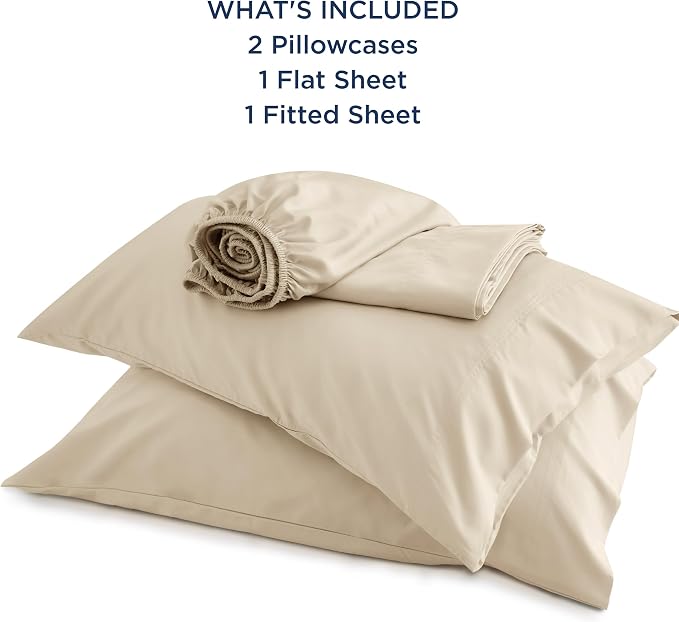 Bedsure Queen Sheets, Rayon Derived from Bamboo, Queen Cooling Sheet Set - Image 6