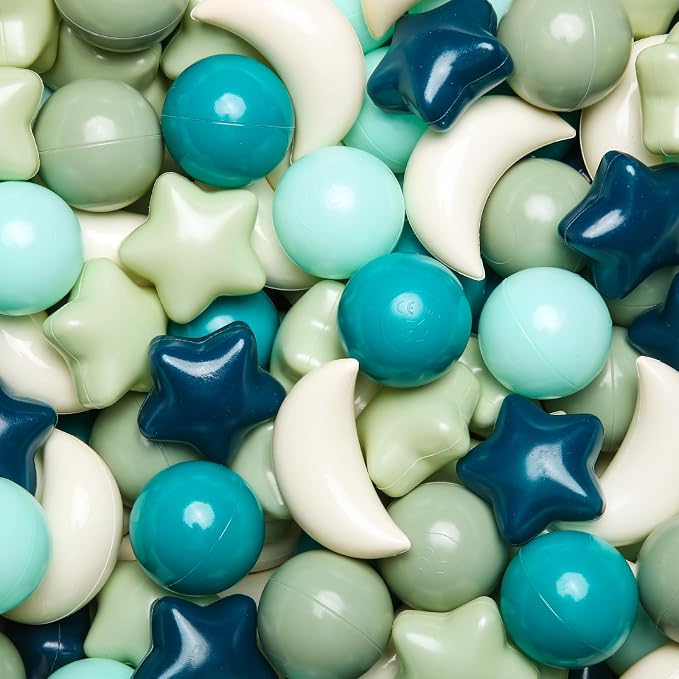 GOGOSO Ball Pit Balls Stars Moon Shapes Plastic Pitballs by GOGOSO