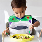 Bumkins Toddler Utensils, Kids Size Fork and Spoon Set, Silicone and - Image 5