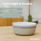 WeeSprout Bamboo Kids Bowls - Image 4