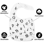 Zainpe 6Pcs Snap Muslin Cotton Bibs - Image 3