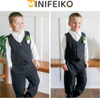 Toddler Boys Suit 3Pcs 1-5T - Image 2