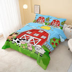 QOOMO Farm Animals Comforter, Farmhouse Comforter Set - Image 3