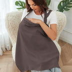 Muslin Nursing Cover for Baby Breastfeeding, Breathable 100% Cotton - Image 4