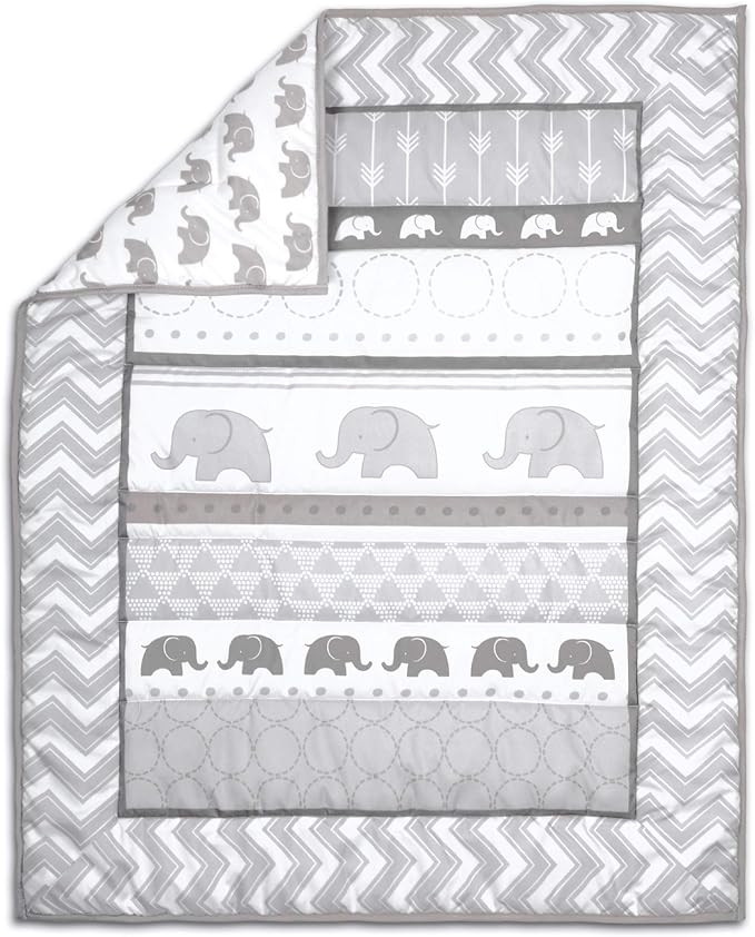 The Peanutshell 3 Piece Baby Crib Bedding Set - Image 3