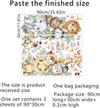 Watercolor Jungle Animal Wall Decals - Image 6