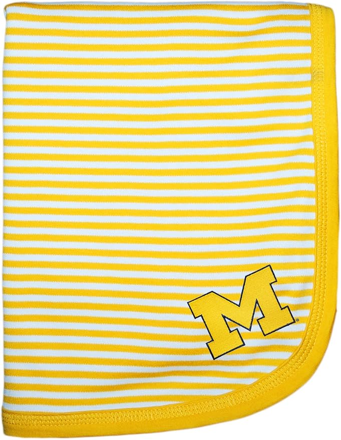 Creative Knitwear Michigan Striped Baby and Toddler Blanket by CollegeBaby