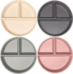 WeeSprout Divided Bamboo & Melamine Plates by WeeSprout
