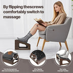 Ergonomic Foot Rest, 4 Adjustable Height Foot Stool, Footrest Under Desk， Flip - Image 3