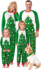 Awoscut Christmas Family Matching Pajamas Christmas Pjs Holiday Nightwear by Awoscut