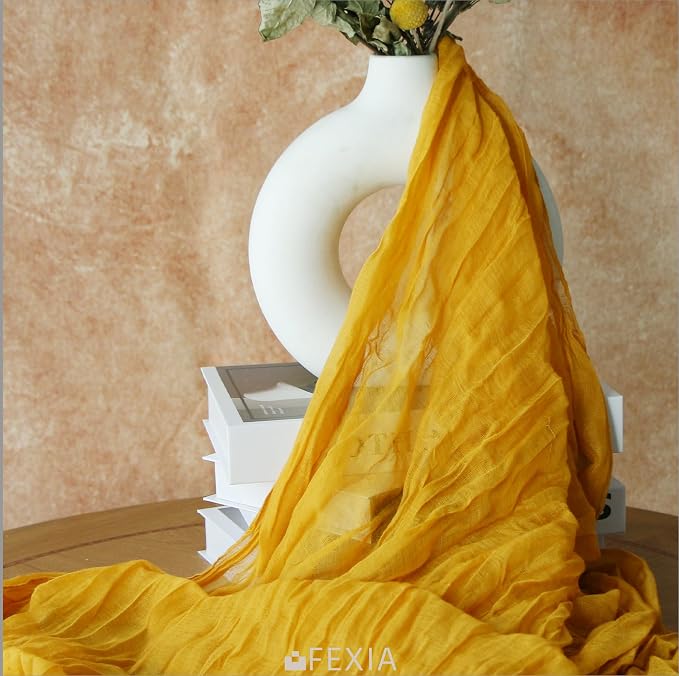 FEXIA 4 Pack Gold Table Runner 35x120 Inches - Image 4