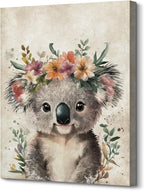 Lovely Koala Portrait Canvas Wall Art Cute Koala Bear - Image 7