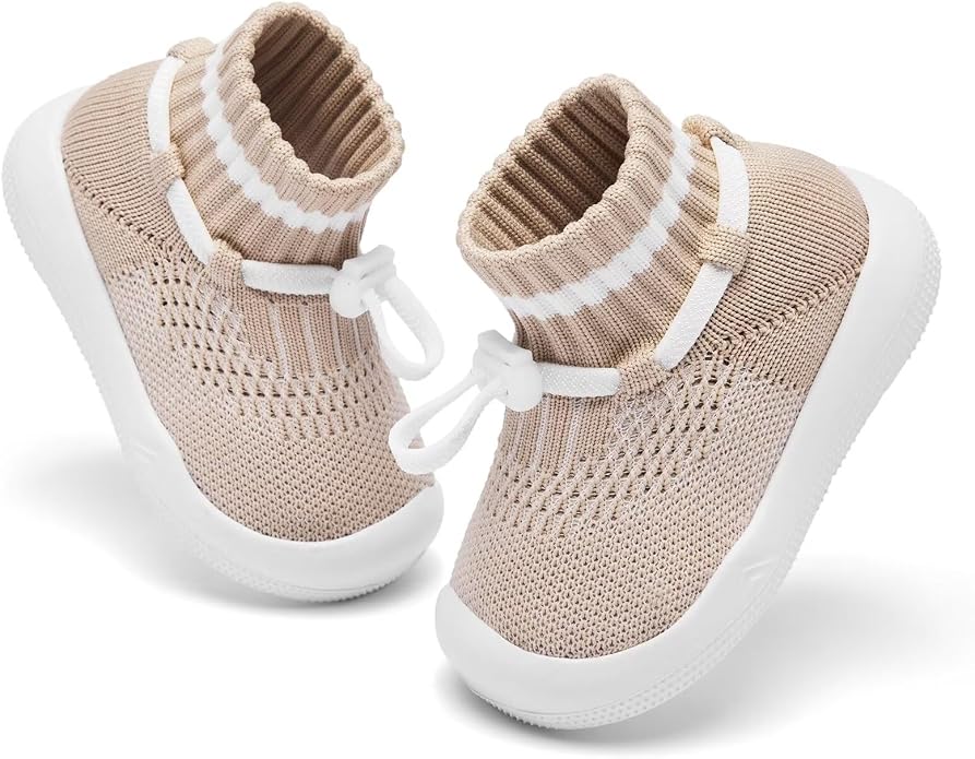 Baby Non Slip Socks Shoes Boys Girls Soft Slip On Sneakers Protection Toe by Fahrerliebe