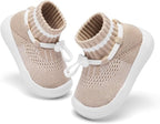 Baby Non Slip Socks Shoes Boys Girls Soft Slip On Sneakers Protection Toe by Fahrerliebe