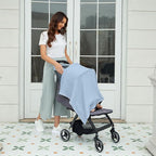Muslin Nursing Cover for Breastfeeding, Breathable 100% Cotton Privacy Nursing - Image 6