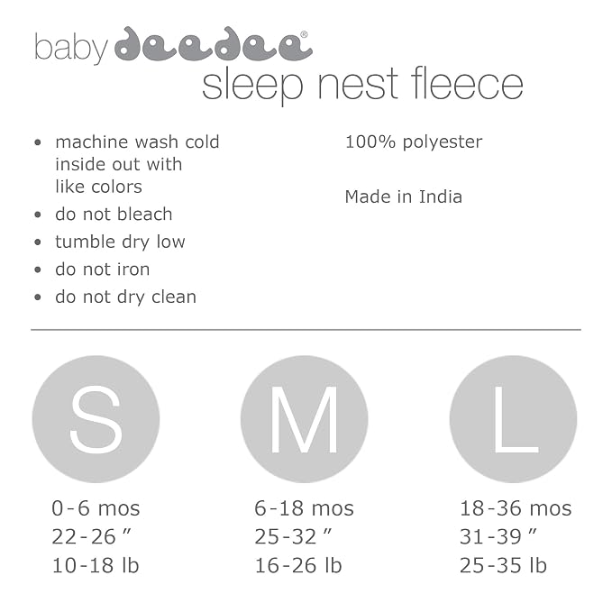 baby deedee Sleep nest Fleece Baby Sleeping Bag - Image 7