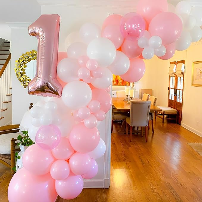 90pack Light Pink Balloons Different Size 18/12/10/5 Inch Pastel Pink Balloon - Image 4