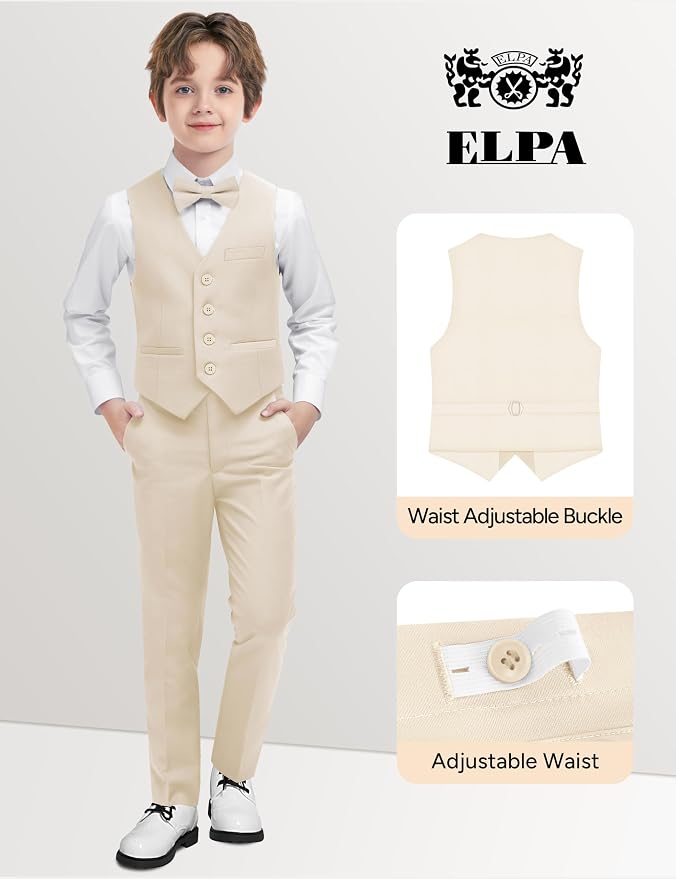 ELPA ELPA Boys' Formal Suit Set, - Image 3