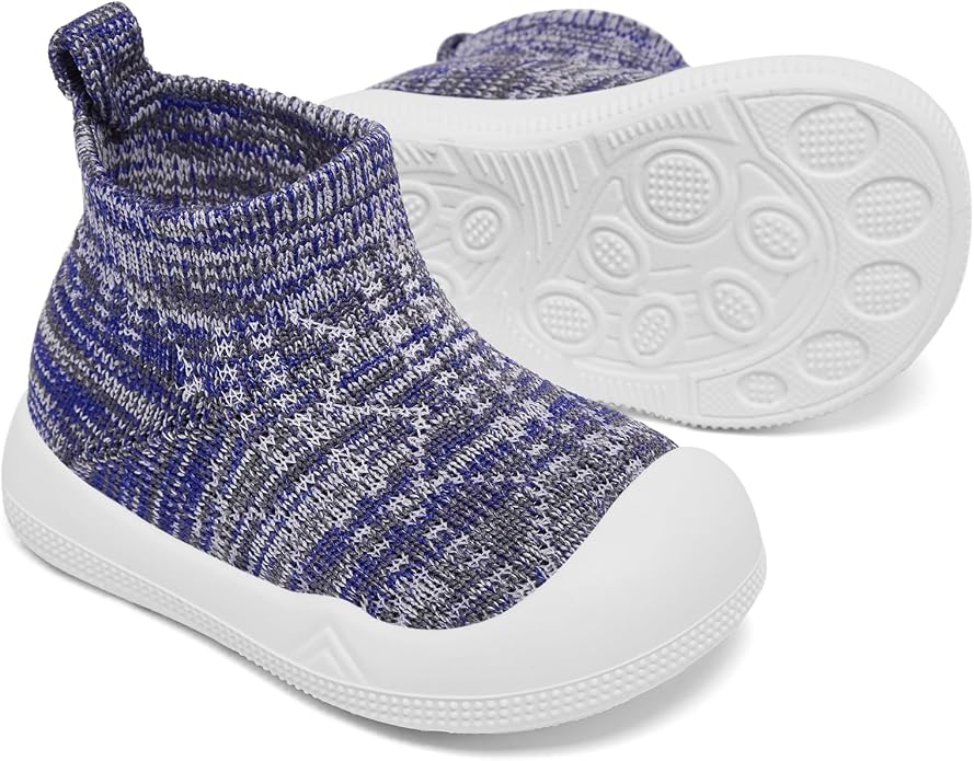 Baby Non Slip Socks Shoes Boys Girls Soft Slip On Sneakers Protection Toe - Image 2