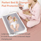 Baby Diaper Changing Pad, 21 5/8" x 31.5" Waterproof Changing Pad Liners 2Pack - Image 4