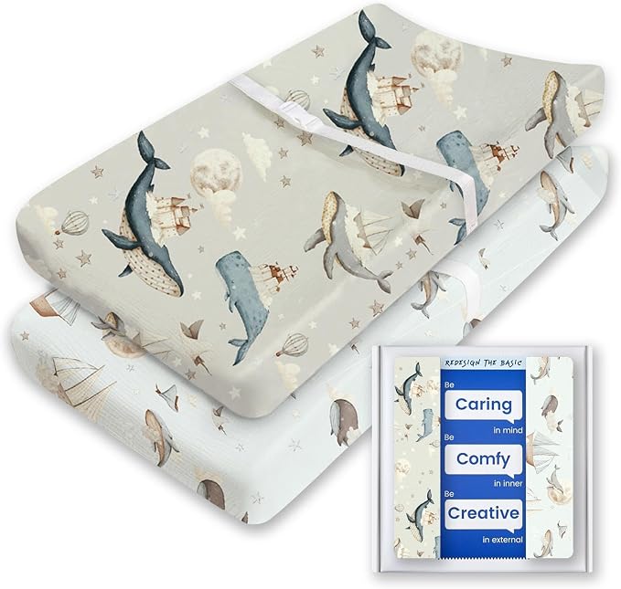 Premium Soft Boho Changing Pad Covers by TotBasic%7CRedesigntheBasic