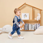 Cute Baby Boy Clothes Suit Toddler Boys' Striped long Sleeve T-Shirt+Denim - Image 5