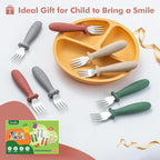 DRKIO 8 Pieces Toddler Forks Set - Image 5