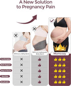 Momcozy Pregnancy Belly Band, CozySupport Ergonest Maternity Belly Band - Image 4