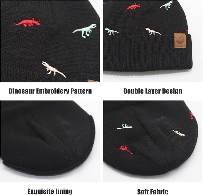 Duoyeree Baby Beanies Toddler Winter Hats Comfortable and Nice Knitted Hats - Image 3